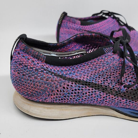 Nike Flyknit Racer 526628-400 Mens Multicolor Running Shoes Size US 15 EUR 49.5 - Picture 8 of 16